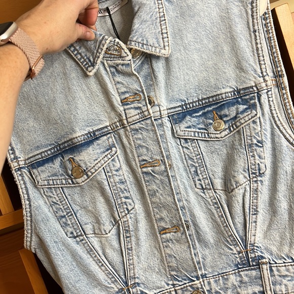 Zara Denim Dress OR Vest 🤩 - Picture 9 of 11